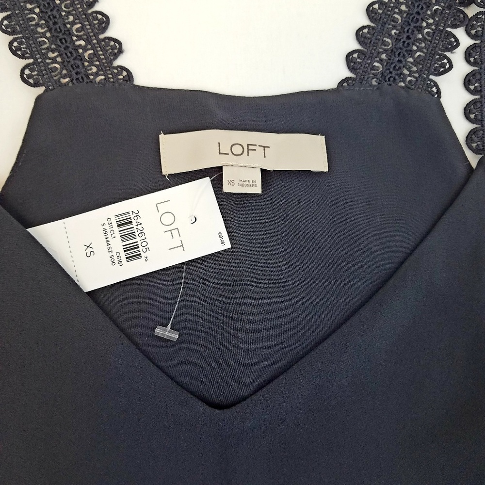 NWT LOFT Sleeveless Blouse/ Top Size SP - Picture 8 of 8